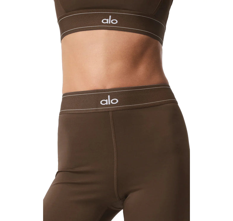 alo Women's Airlift High-Waist Suit Up Legging Espresso