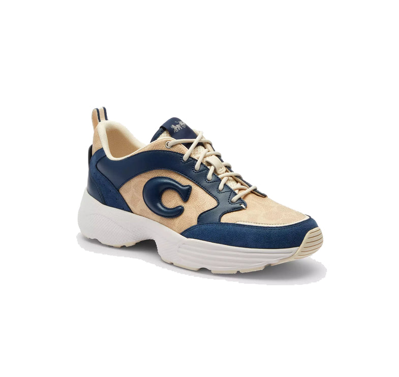 Coach Women's Strider Sneaker In Signature Canvas Marine