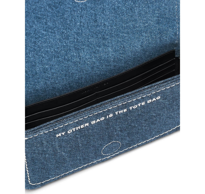 Marc Jacobs Women's The Patchwork Denim Mini Bag Dark Wash