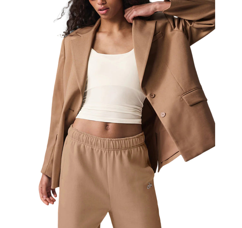 alo Women's First Class Blazer Toasted Almond