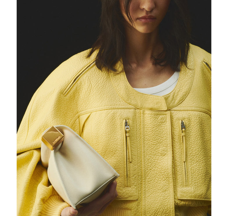 Jacquemus Women's The Rond Carré Clutch Light Ivory