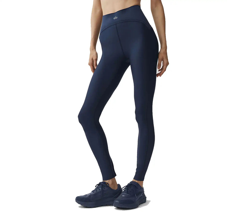 alo Women's Airlift High-Waist Top-Notch Legging Navy