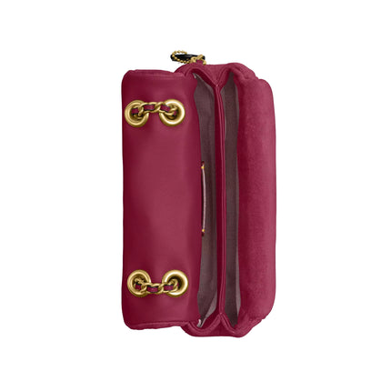 Coach Women's Tabby Shoulder Bag 20 With Pillow Quilting Brass/Dark Fuchsia