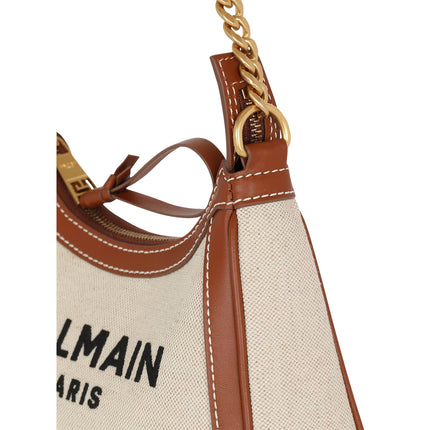 Balmain Women's B-Army Elegant Shoulder Bag Beige