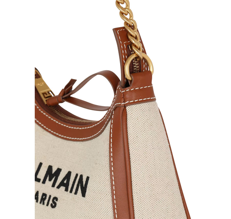 Balmain Women's B-Army Elegant Shoulder Bag Beige