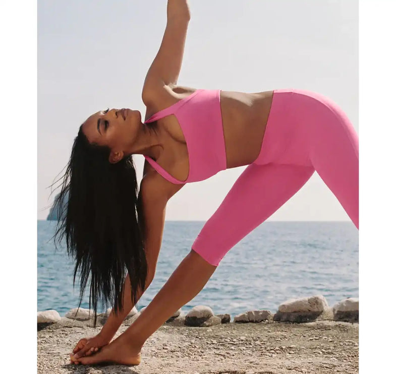 alo Women's ALO Softsculpt Shoreline Capri Paradise Pink