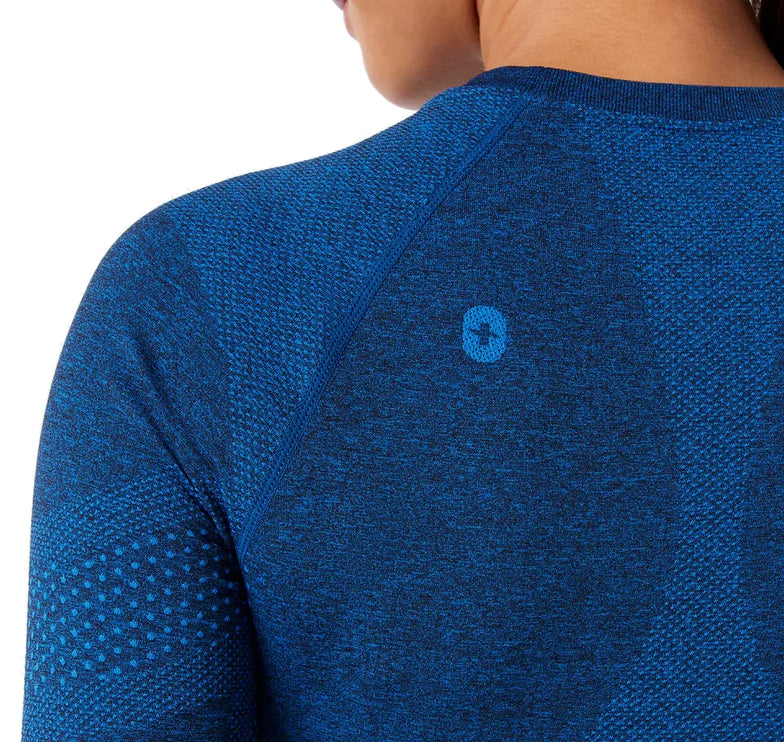 FIGS Women's Salta Seamless Longsleeve Underscrub Royal Blue