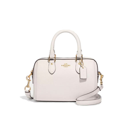 Coach Women's Mini Rowan Crossbody Gold/Chalk