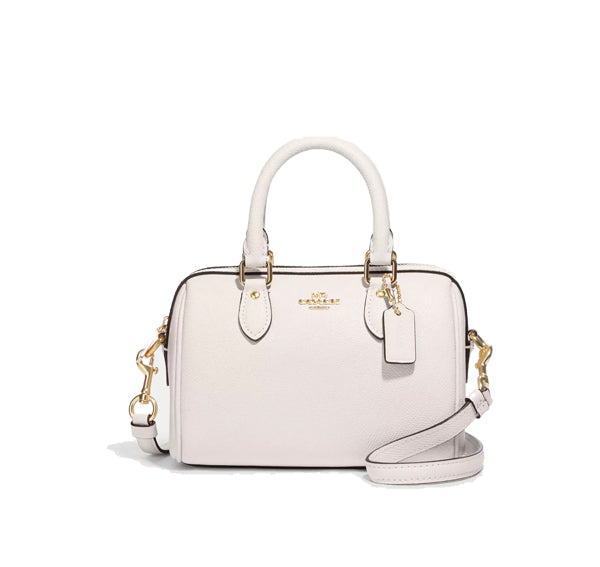 Coach Women's Mini Rowan Crossbody Gold/Chalk