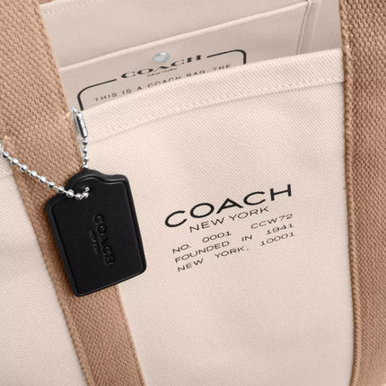 Coach Unisex Utility Tote Natural