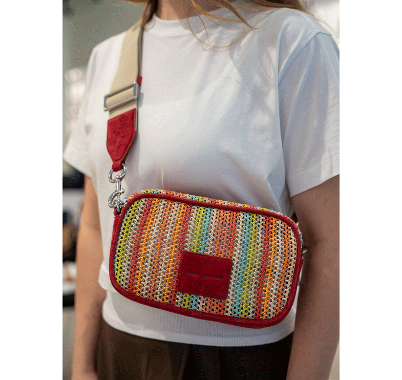 Marc Jacobs Women's Flash Woven Crossbody Bag Multi