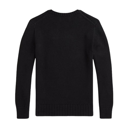 Polo Ralph Lauren Boy's Polo Bear Sweater Polo Black