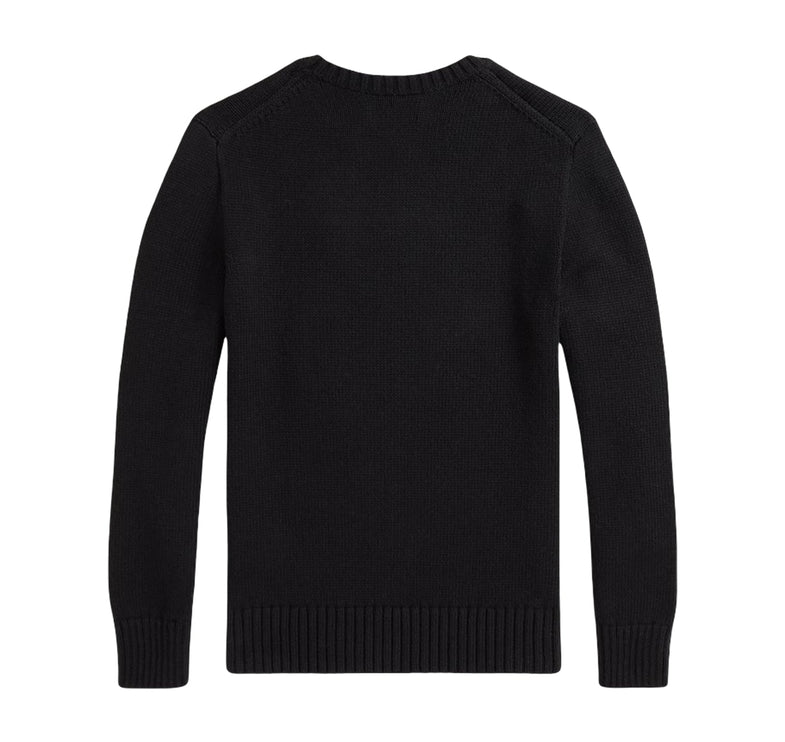Polo Ralph Lauren Boy's Polo Bear Sweater Polo Black