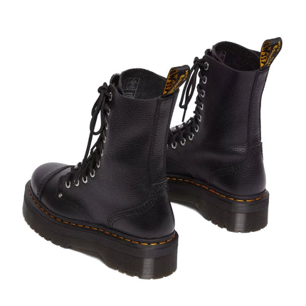 Dr. Martens Unisex Sinclair Hi Milled Nappa Leather Platform Boots Black