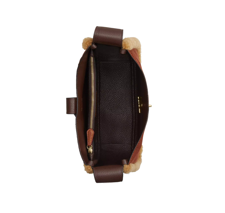 Coach Women's Hadley Convertible Crossbody Bag Gold/Vintage Brown Multi