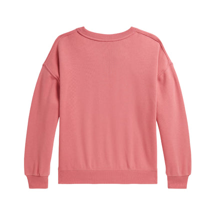 Polo Ralph Lauren Girl's Polo Bear Terry Sweatshirt Desert Rose