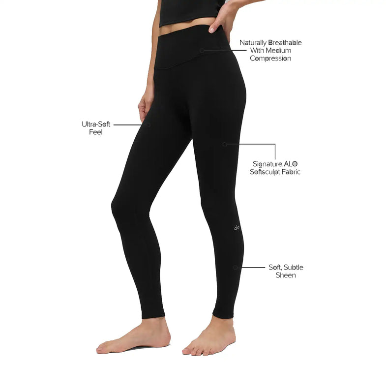 alo Women's ALO Softsculpt High-Waist Legging Black