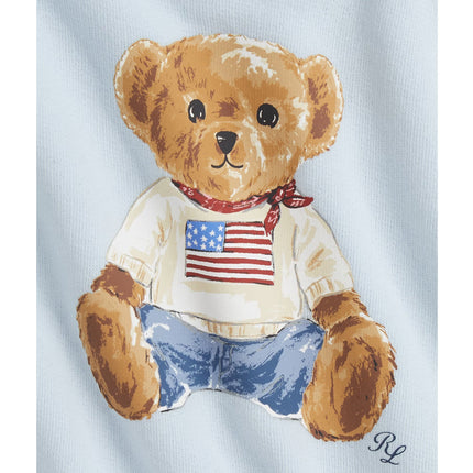 Polo Ralph Lauren Baby Polo Bear Fleece Sweatshirt & Pant Set Beryl Blue