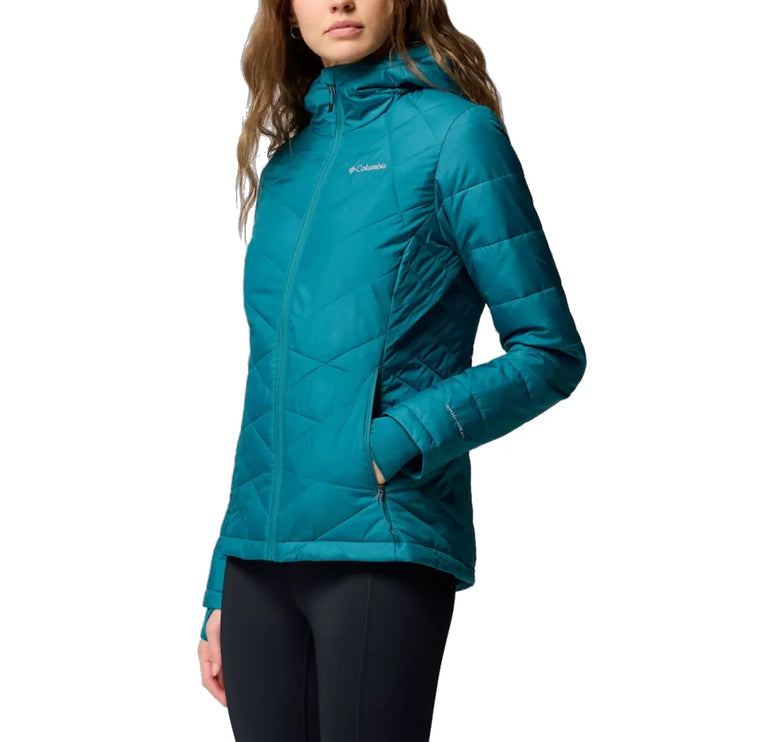 Columbia Women's Heavenly Hooded Jacket River Blue