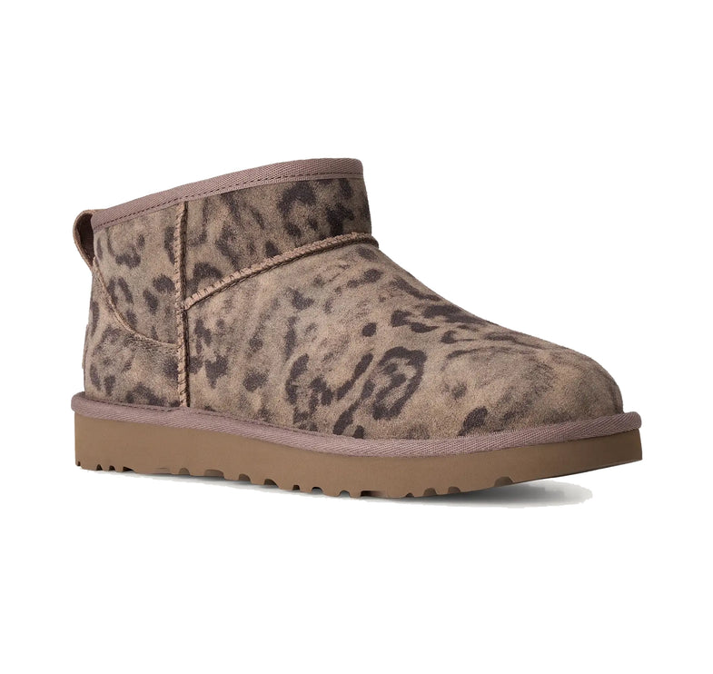 UGG Women's Classic Ultra Mini Spotted Chestnut