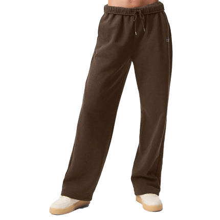 alo Women's Accolade Straight Leg Sweatpant Espresso