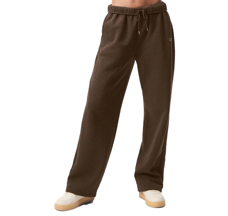 alo Women's Accolade Straight Leg Sweatpant Espresso
