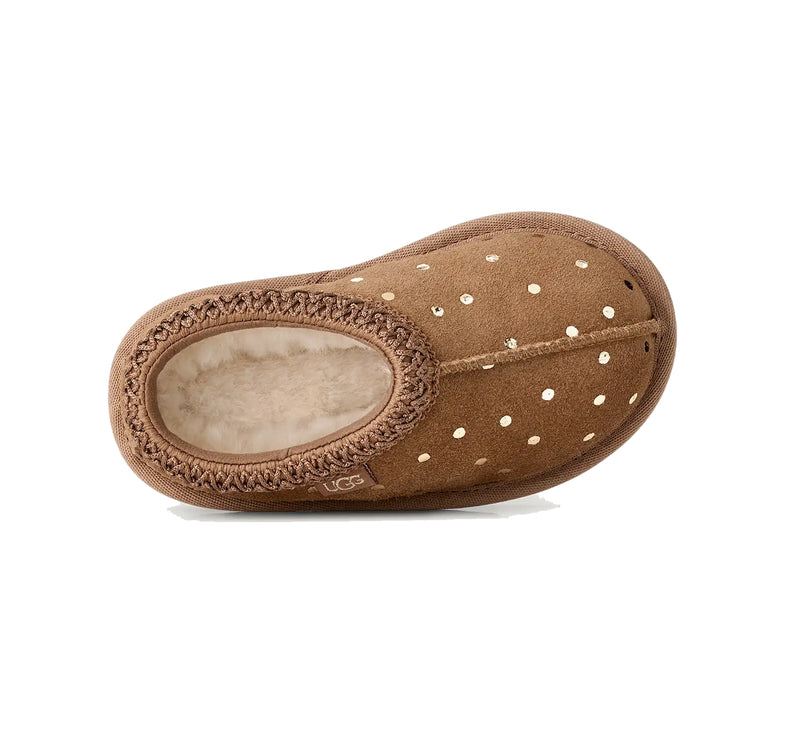 UGG Toddlers Tasman II Shiny Dots Chestnut