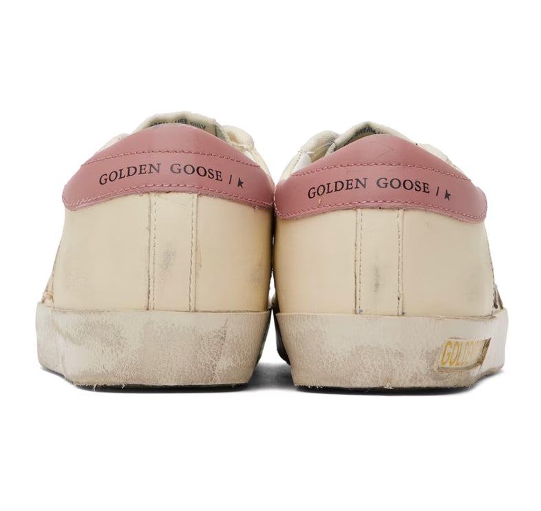 Golden Goose Women's Super Star Sneakers Cream/Rose