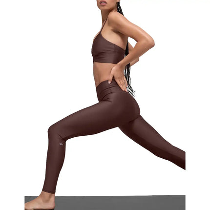 alo Women's 7/8 High-Waist Airlift Legging Brownstone