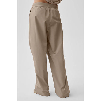 alo Women's Suit Up Trouser (Long) Gravel