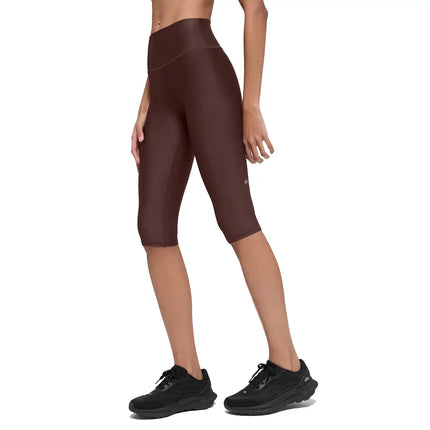 alo Women's 16'' High-Waist Airlift Capri Brownstone
