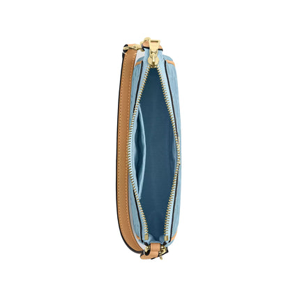 Coach Women's Nolita 19 In Signature Leather With Charms Gold/Light Blue
