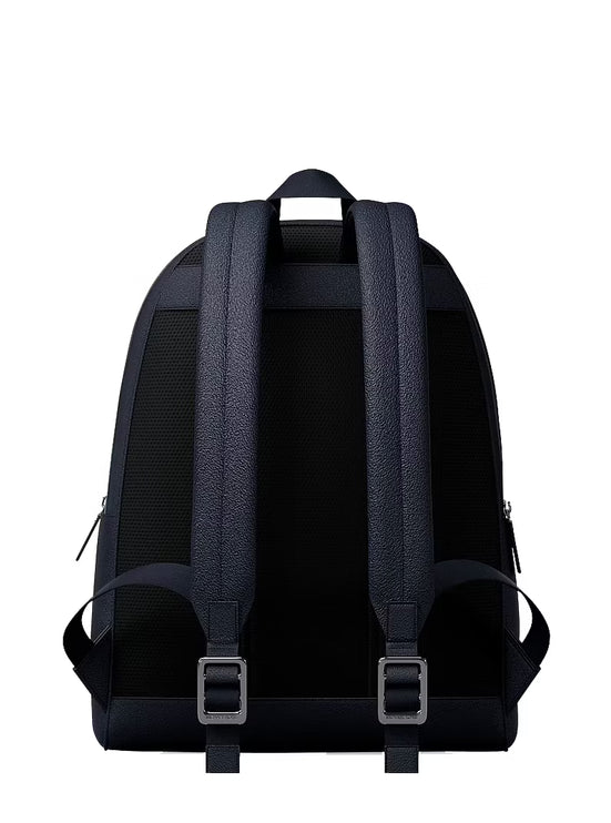 Michael Kors Unisex Pacey Embellished Striped Signature Logo Backpack Denim