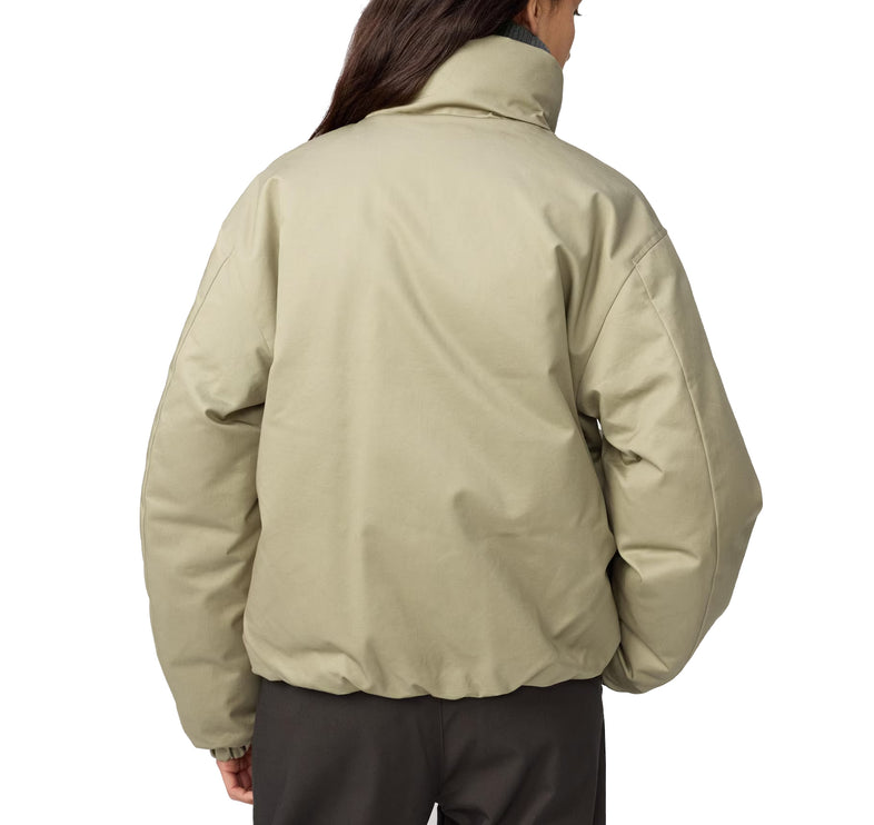 Uniqlo Women's Hybrid Down Short Jacket 32 Beige