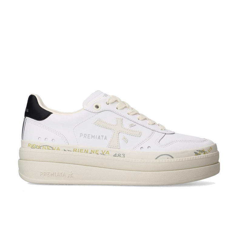 Premiata Women's Micol Sneakers 8197 White/Black