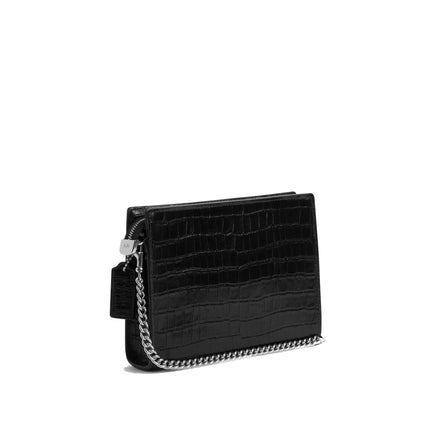 Coach Women's Slim Crossbody Silver/Black