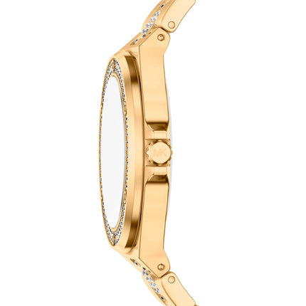 Michael Kors Women's Lennox Pavé Gold-Tone Watch Gold MKO1246