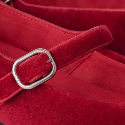 UGG Women's Quill Ballet Flat Red Ribbon