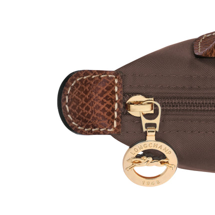 Longchamp Women's Le Pliage Original Pouch With Handle Mocha