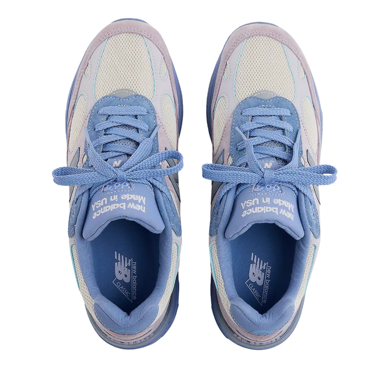 New Balance Made in USA 993 Taro with Fairweather Blue and Sea Salt U9935YA