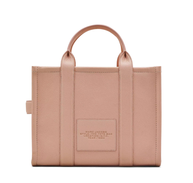 Marc Jacobs Women's The Leather Medium Tote Bag Rose