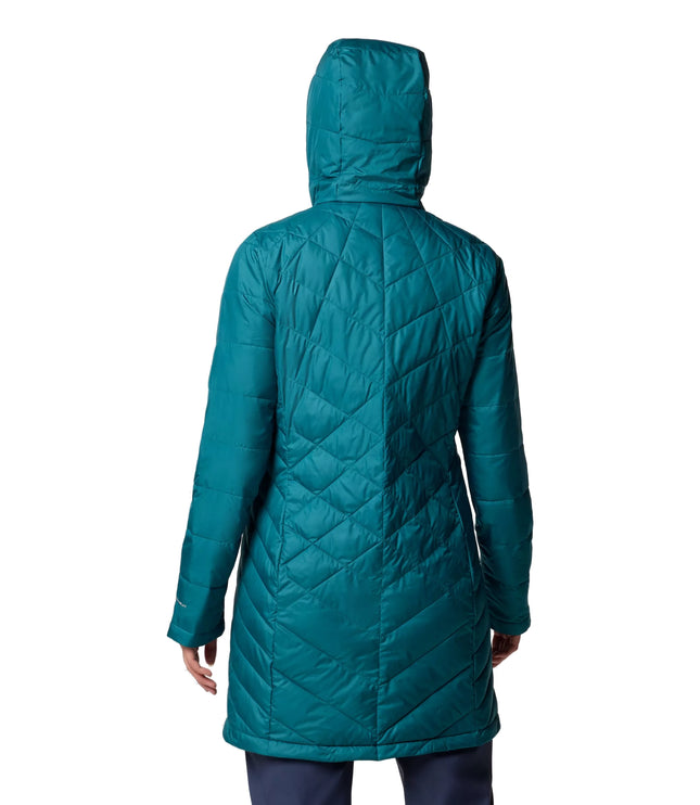 Columbia Women's Heavenly Long Hooded Jacket River Blue