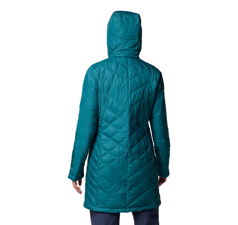 Columbia Women's Heavenly Long Hooded Jacket River Blue