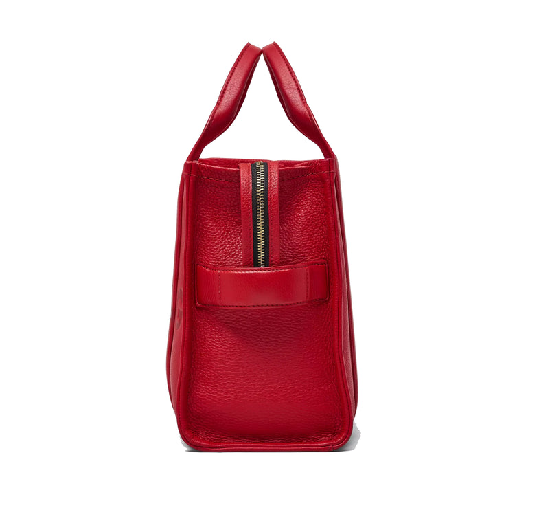 Marc Jacobs Women's The Leather Medium Tote Bag True Red