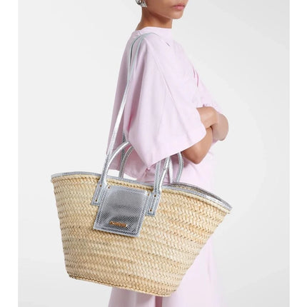 Jacquemus Women's The Soli Basket Silver