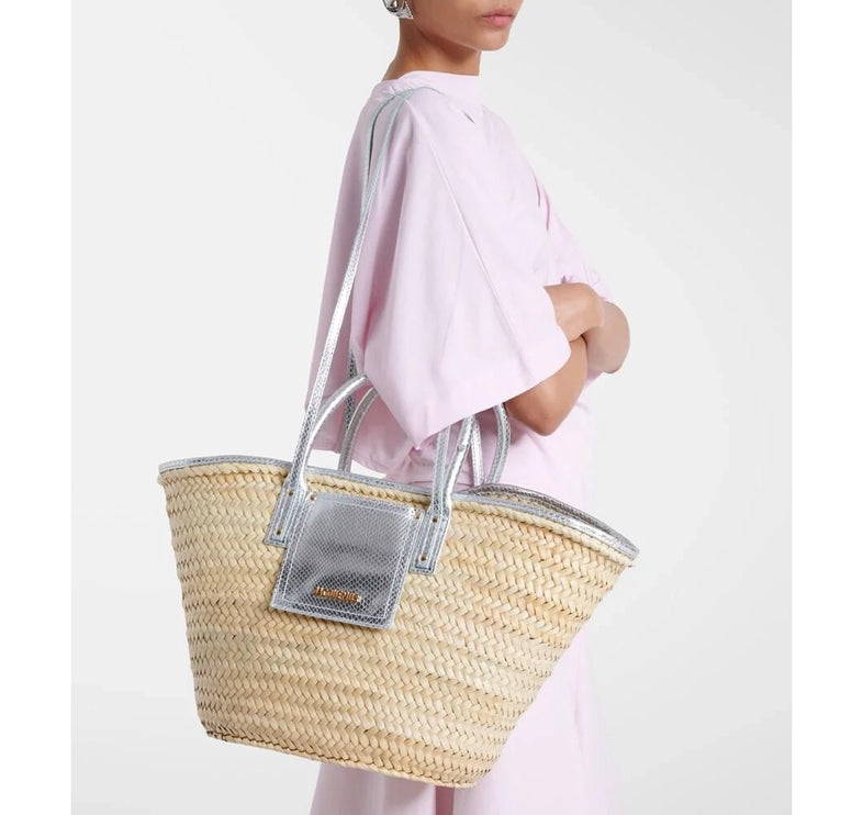 Jacquemus Women's The Soli Basket Silver