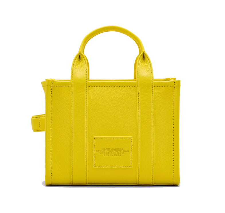 Marc Jacobs Women's The Leather Small Tote Bag Daisy Yellow