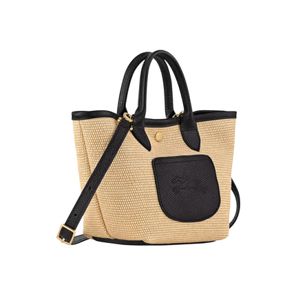 Longchamp Women's Le Pliage Collection XS Basket Bag Canvas Black
