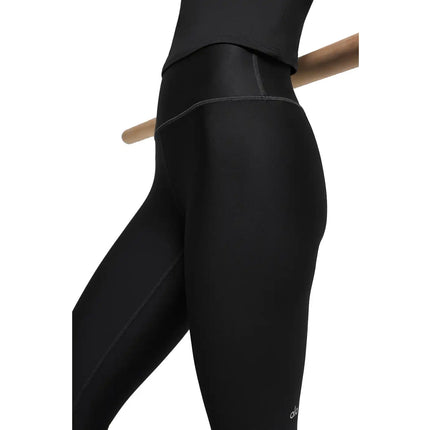 alo Women's 16'' High-Waist Airlift Capri Black