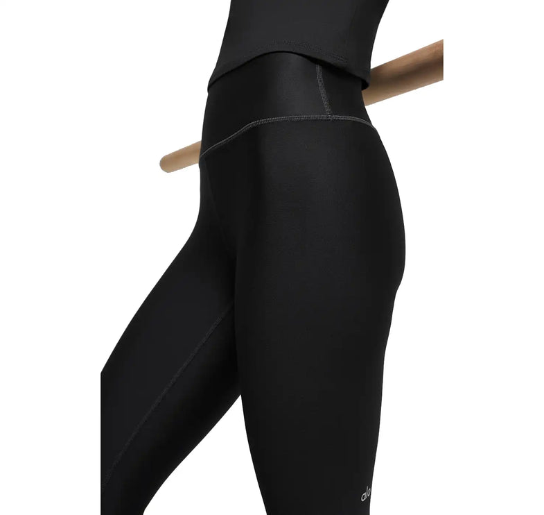 alo Women's 16'' High-Waist Airlift Capri Black